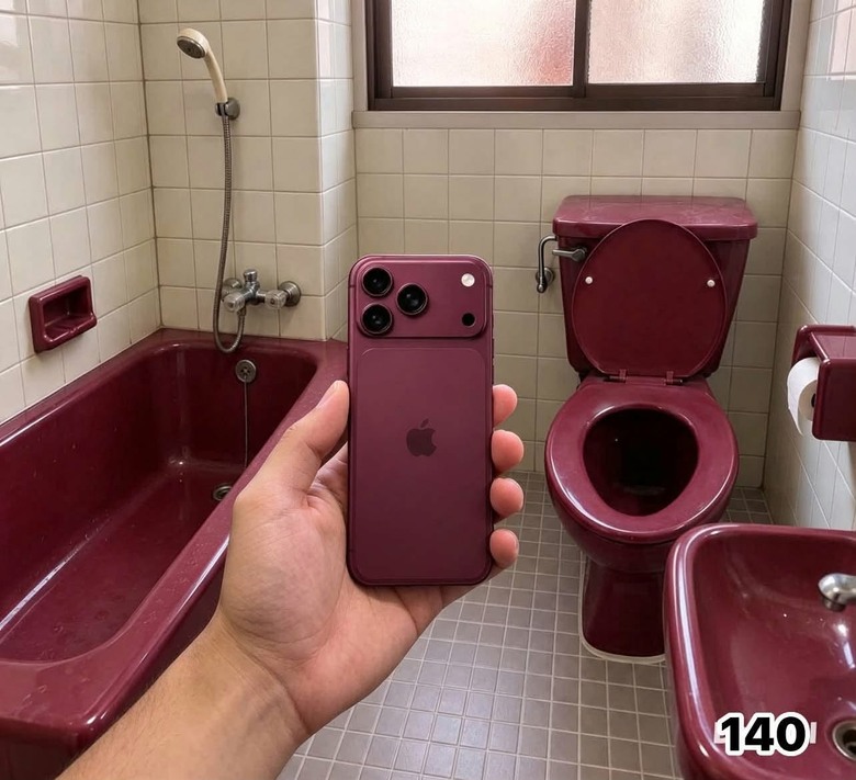 iPhone 18 pro 的豬肝紅？