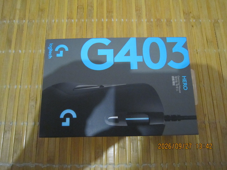 Logitech 羅技G403 HERO 有線電競滑鼠開箱分享