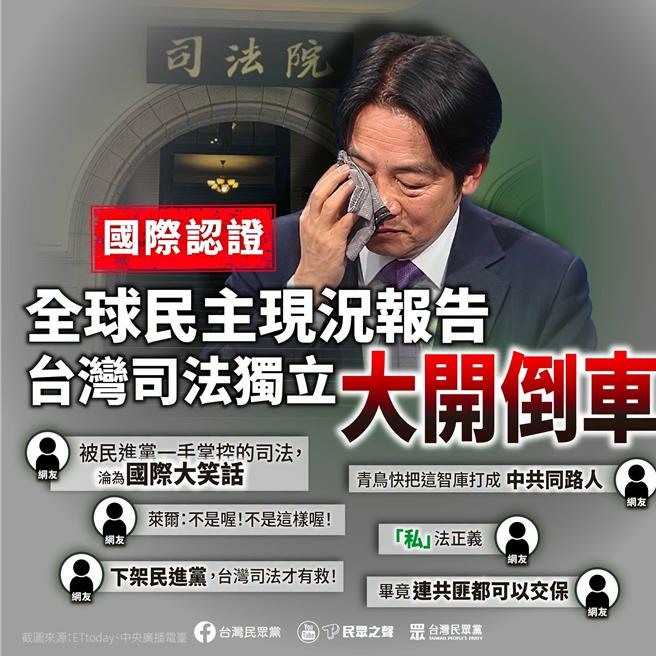 「台灣的司法,到底怎麼了?」 黨檢媒三位一體