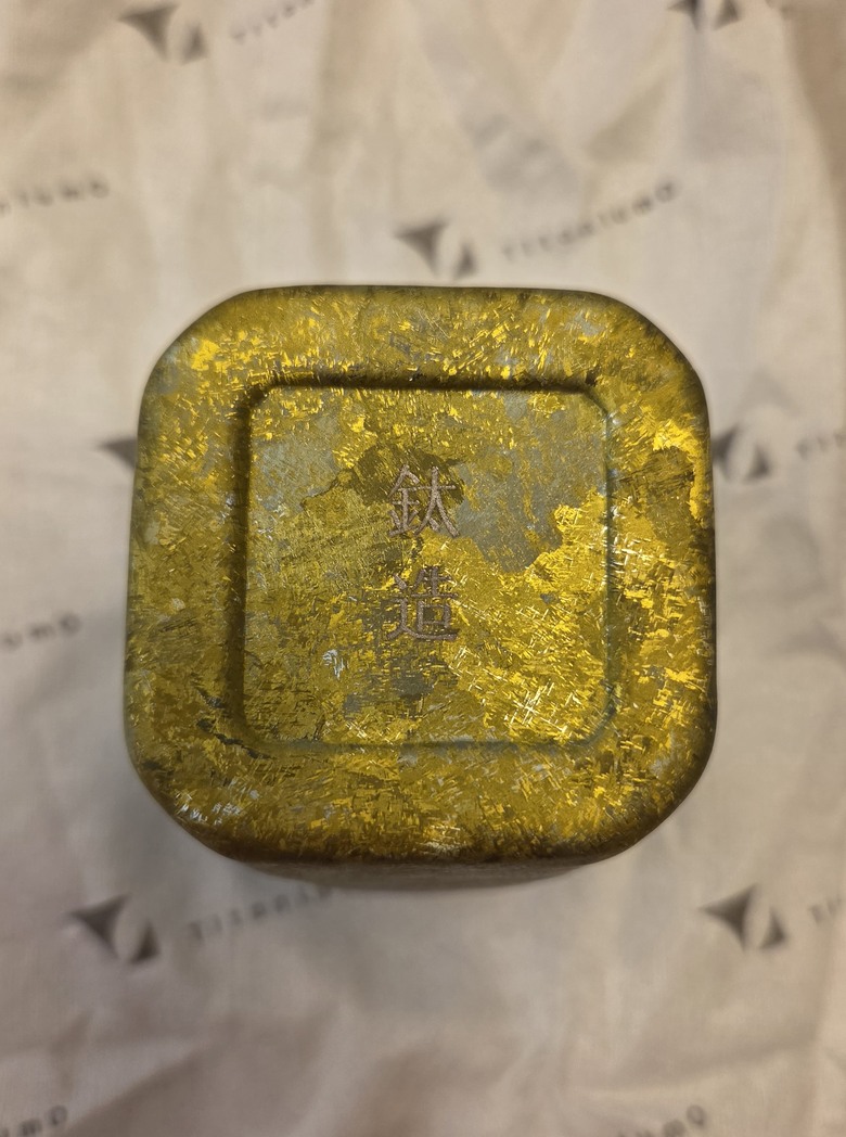 [微開箱]鈦造-純鈦咖啡方杯(月)