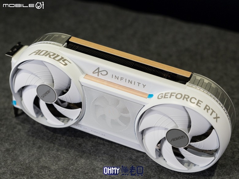 木紋 x 白色 美學！技嘉AORUS RTX5080 INFINITY WOOD