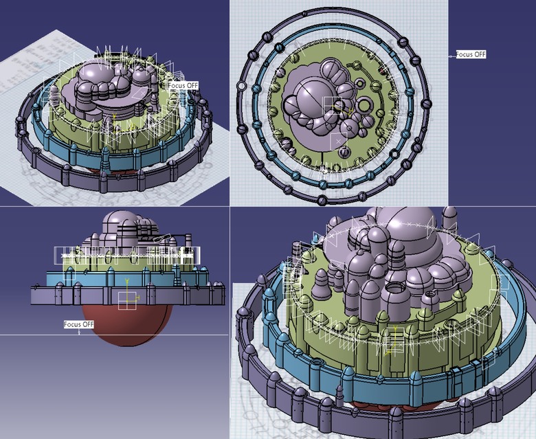 【心得&模型分享】光固化3D列印機購買前的公開說明書「天空之城」