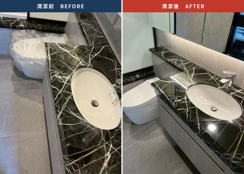 台中北屯裝潢細清分享：願不願意清抽屜內側、窗溝、地磚縫這些住進去不會再清的死角很重要