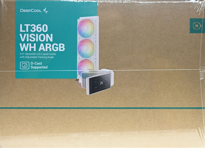 DEEPCOOL九州風神LT360 VISION WH ARGB一體式水冷散熱器開箱