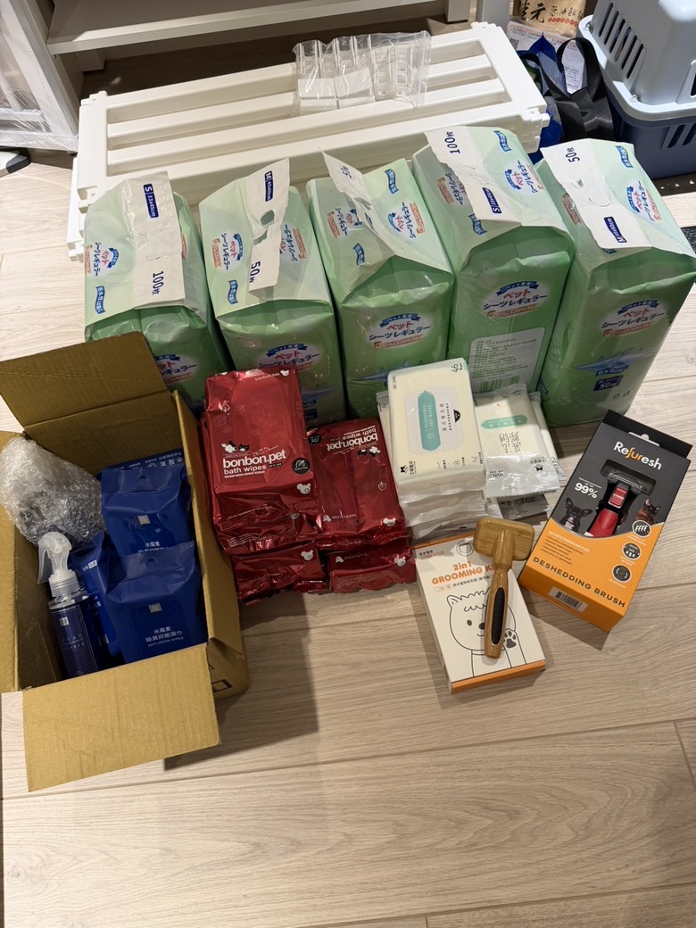 [分享]準備接 4 個月的傑克羅素回家，先生東西都快堆滿客廳
