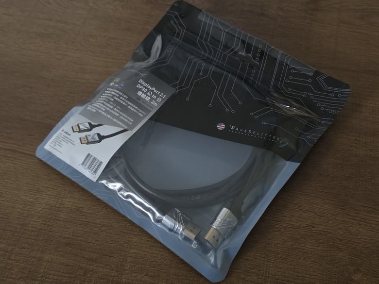 WAVESPLITTER威世波 DisplayPort 2.1 DP80(型號：WST-CDP006) / DP40(型號：WST-CDP003) 公 to 公 傳輸線，一步到位打造你的極致視覺體驗