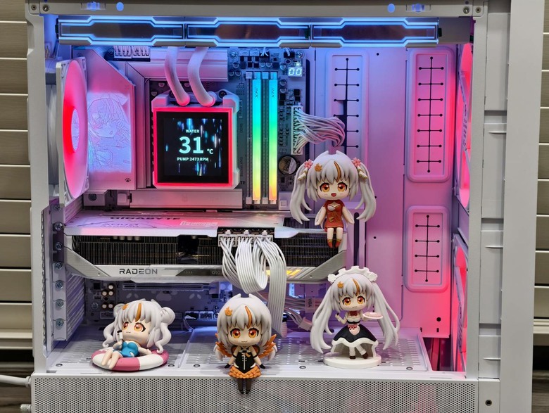動漫風格貓娘主機板 B850 AORUS ELITE-P ICE ，見識不一樣的雕妹