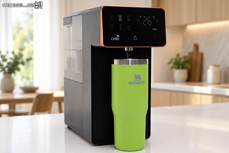 免安裝也有冰熱水！OASIS iWater IF-301M 桌上型飲水機開箱實測