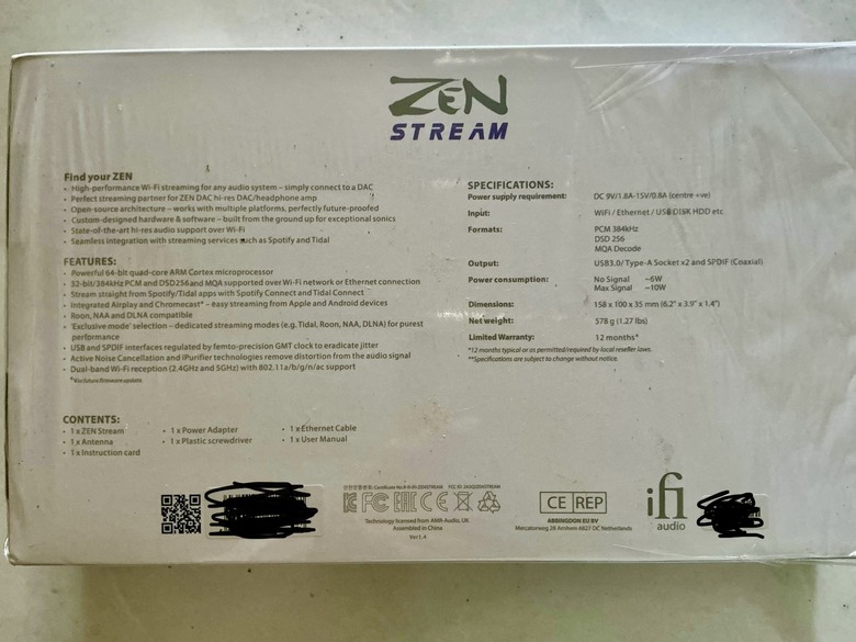 ifi ZEN STREAM 串流播放器 簡單開箱