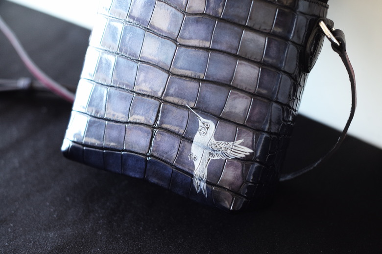Graziat Alligator Messenger Bag 客製