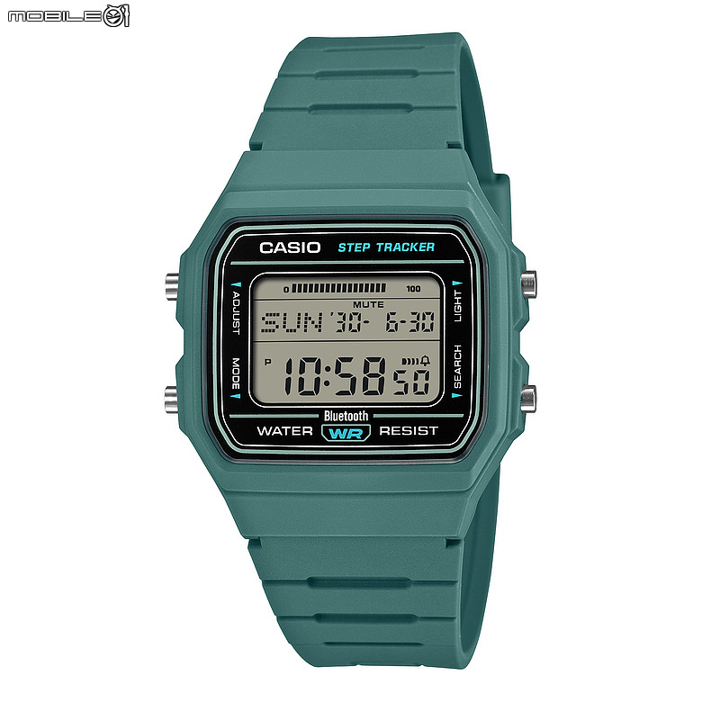 CASIO 全新 F-B100W 系列登場｜支援藍牙連線與計步功能、1.8K 即可入手！