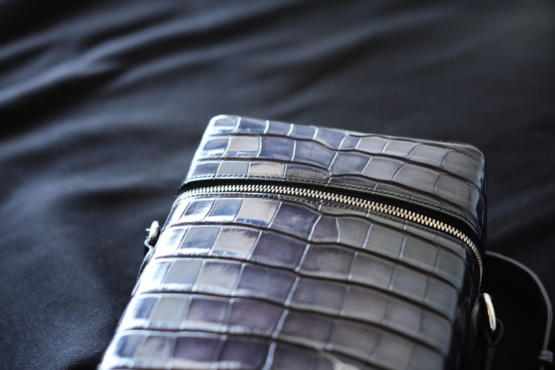 Graziat Alligator Messenger Bag 客製