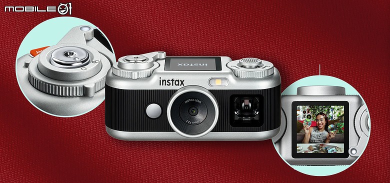 Fujifilm instax Pal 2 復古掌心機登場|內建觀景窗與 LCD 螢幕,過片撥桿加持玩味更足!