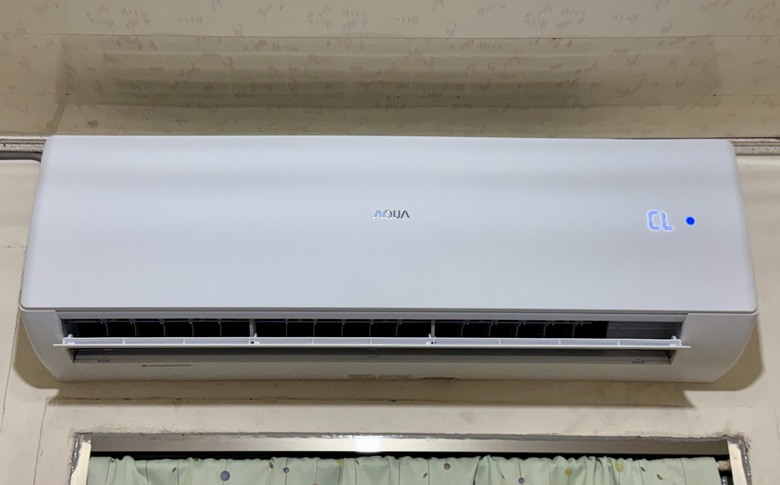 點我看大圖 日系新冷氣開箱 AQUA 初系列 安裝兩個月心得