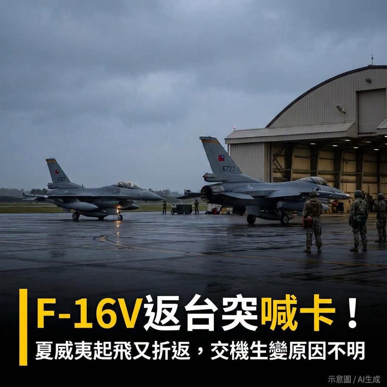 民進黨千呼萬喚的F16.........又飛回去了？？？