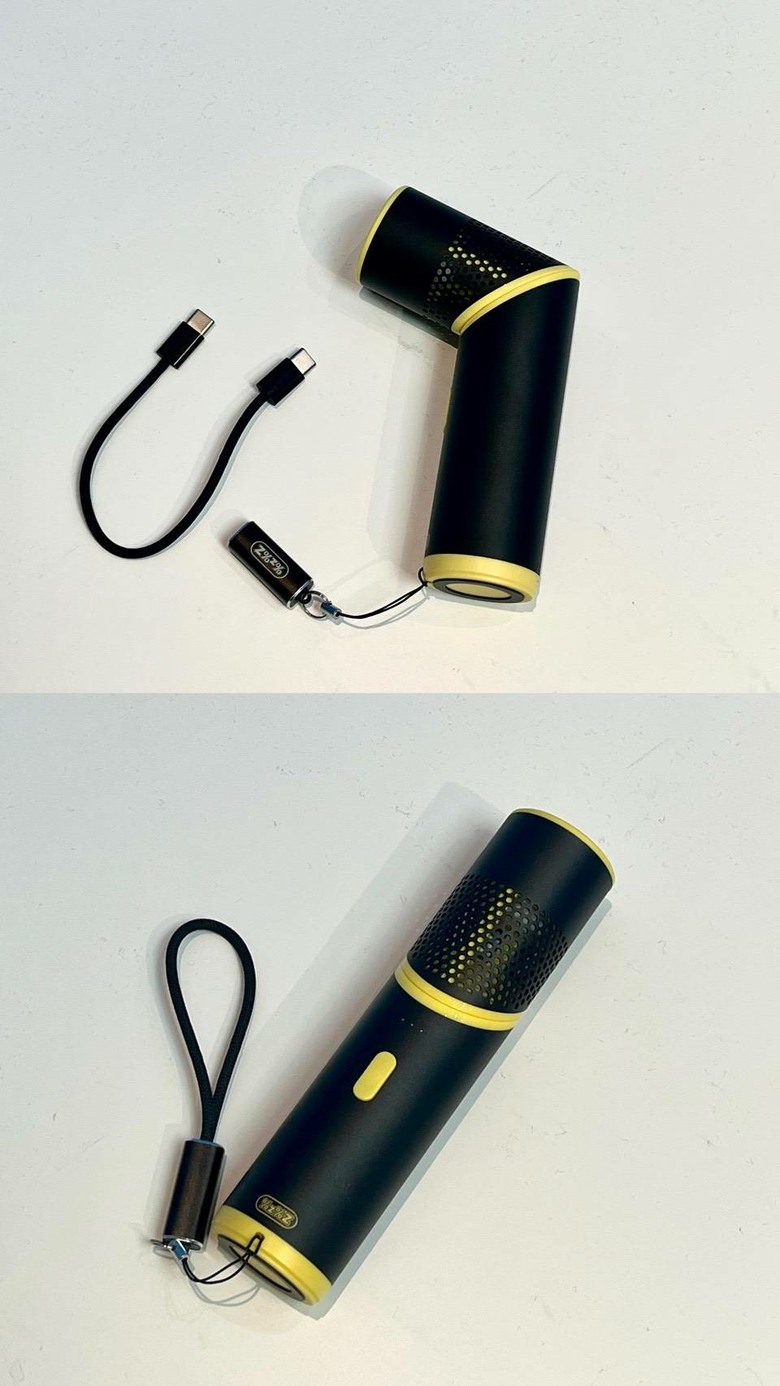 啪哩啪哩手持電扇開箱心得