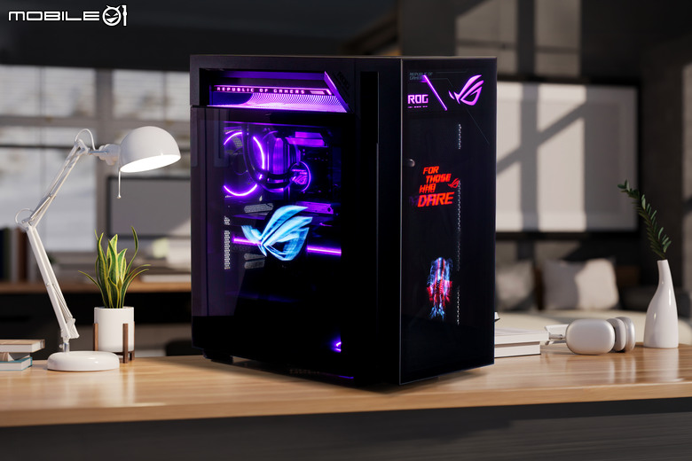 ROG G1000 電競桌機開箱 以獨特 AniMe Holo 投影燈效搭配優秀散熱設計的旗艦 PC