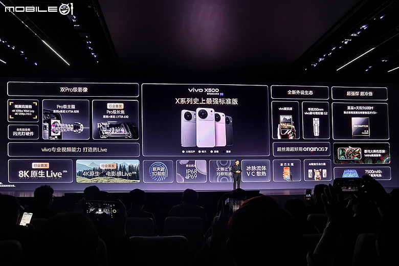 vivo X500 系列三機齊發|天璣 9600 Pro 加持、17EV 超高動態與 8000mAh 續航怪獸降臨