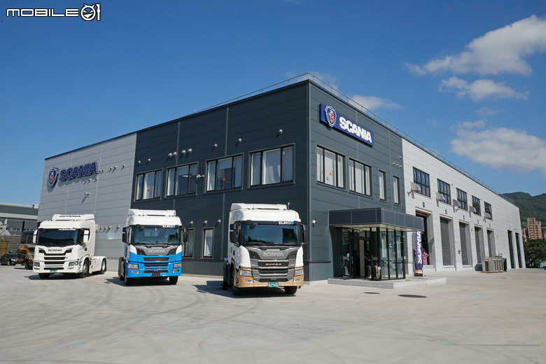 Scania 打造全台最大商用車後勤據點，3,600坪八里全新服務廠正式揭幕