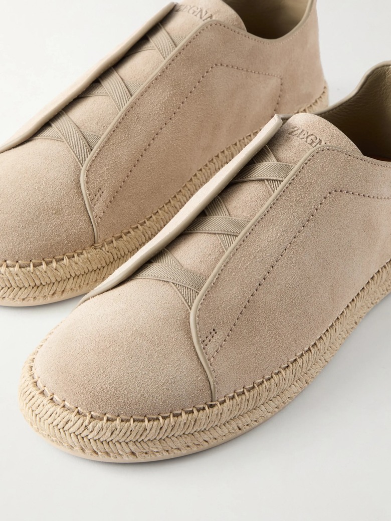 點我看大圖 懶人鞋:Zegna Triple Stitch vs. Berluti Fast Track Slip On