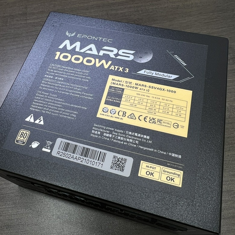 點我看大圖 Epontec MARS 1000W電源 與 Montech TG3玻璃海景機殼開箱