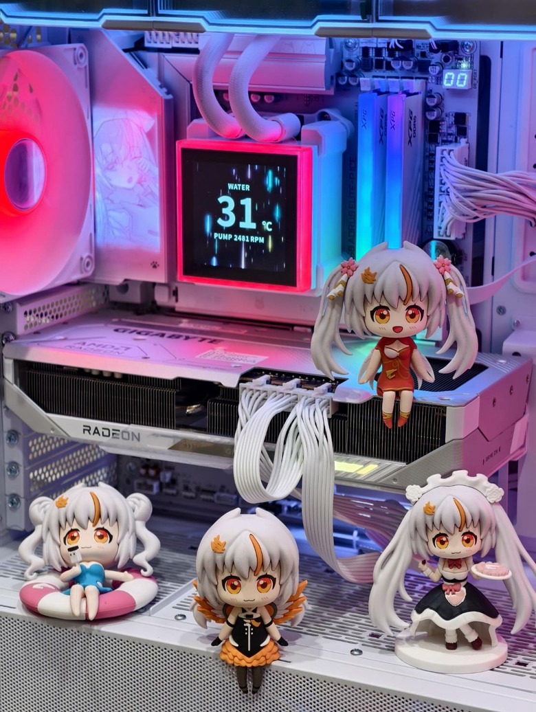 動漫風格貓娘主機板 B850 AORUS ELITE-P ICE ，見識不一樣的雕妹