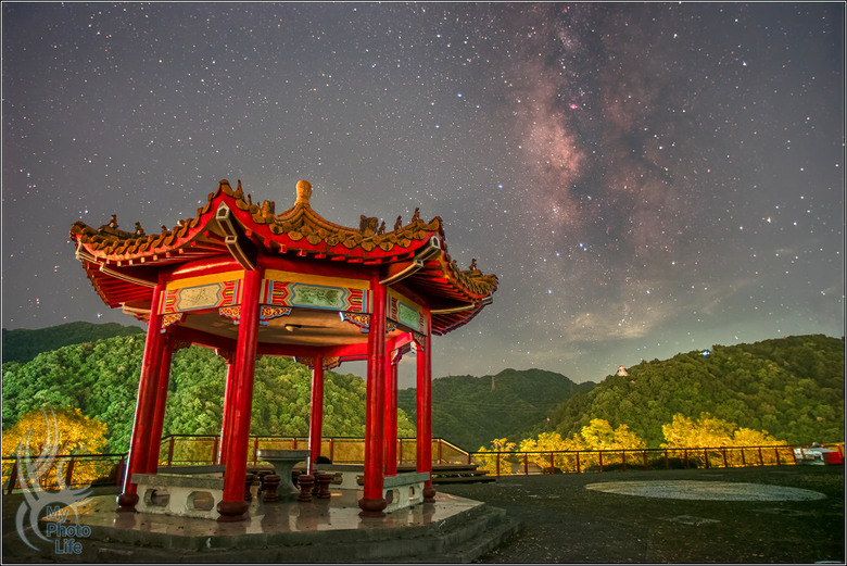 石門水庫嵩台．銀河