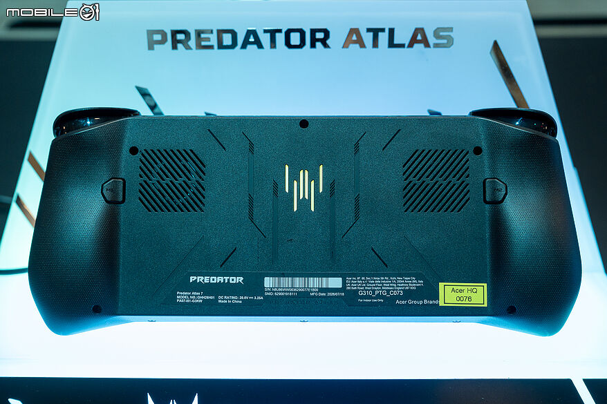 Acer Predator Atlas 7 遊戲掌機亮相 Atlas 8 小改款 10 月上市，Project DualPlay Mini 雙模遊戲掌機
