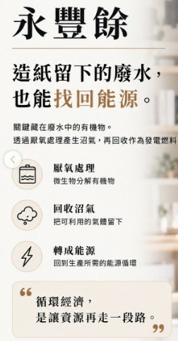 永豐餘不只造紙 跨界科技、能源、循環經濟