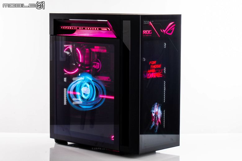 ROG G1000 電競桌機開箱 以獨特 AniMe Holo 投影燈效搭配優秀散熱設計的旗艦 PC