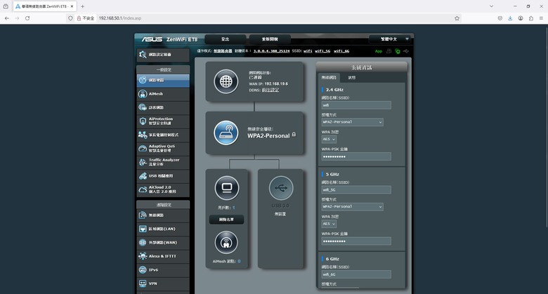 asus zenwifi et8 axe6600 wifi6e 真三頻 有6g wifi 2.5g 滿血版