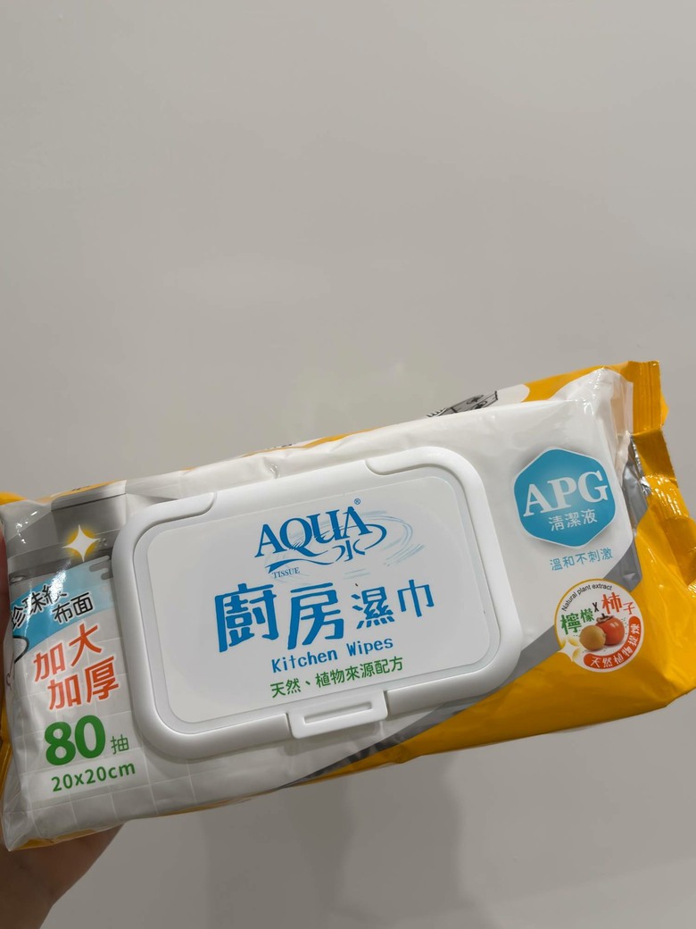 不用抹布的人，終於找到好用的廚房濕巾了！