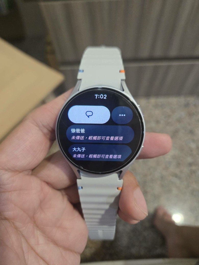 Galaxy Watch7 LTE手錶無法收發一般簡訊