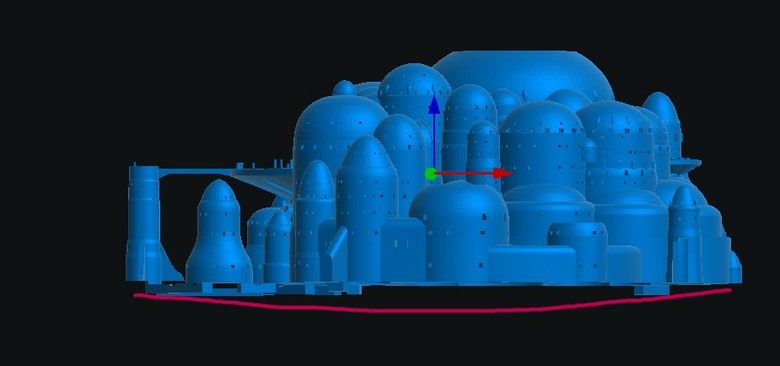 【心得&模型分享】光固化3D列印機購買前的公開說明書「天空之城」