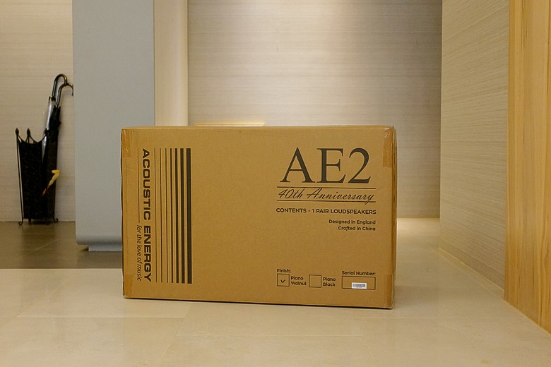 點我看大圖 英國經典 Acoustic Energy AE2 40周年紀念版!入手開箱!💕