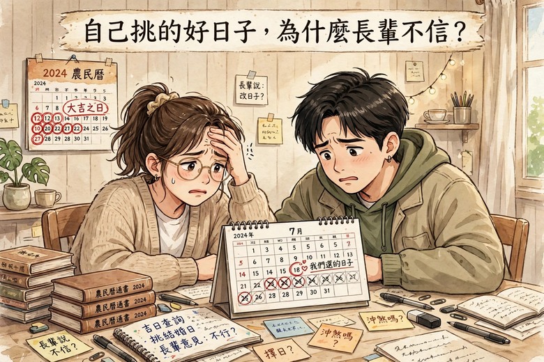 【備婚思維】自己挑的結婚好日子但長輩卻不信？