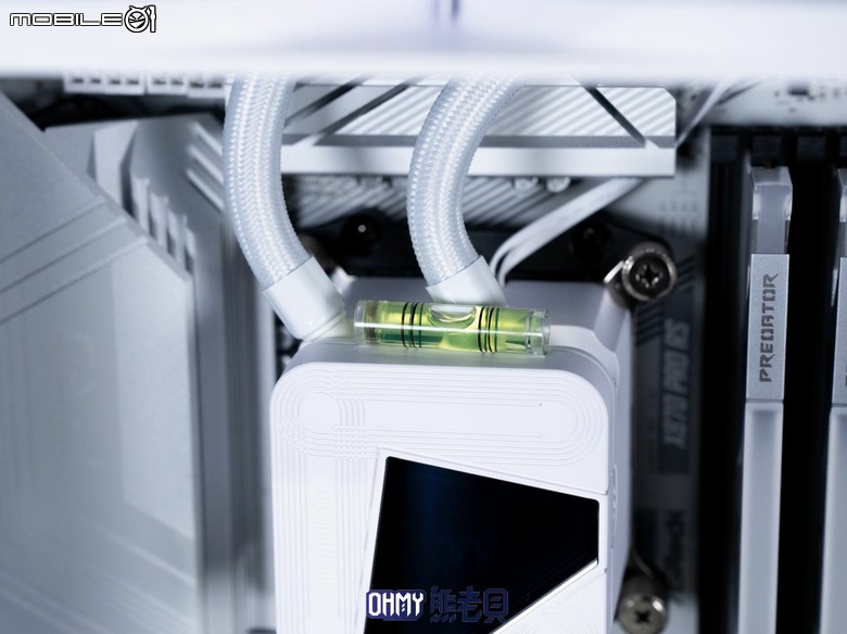 TT ST360 Ultra ARGB Sync 水冷散熱器 翻轉大螢幕+側出水管
