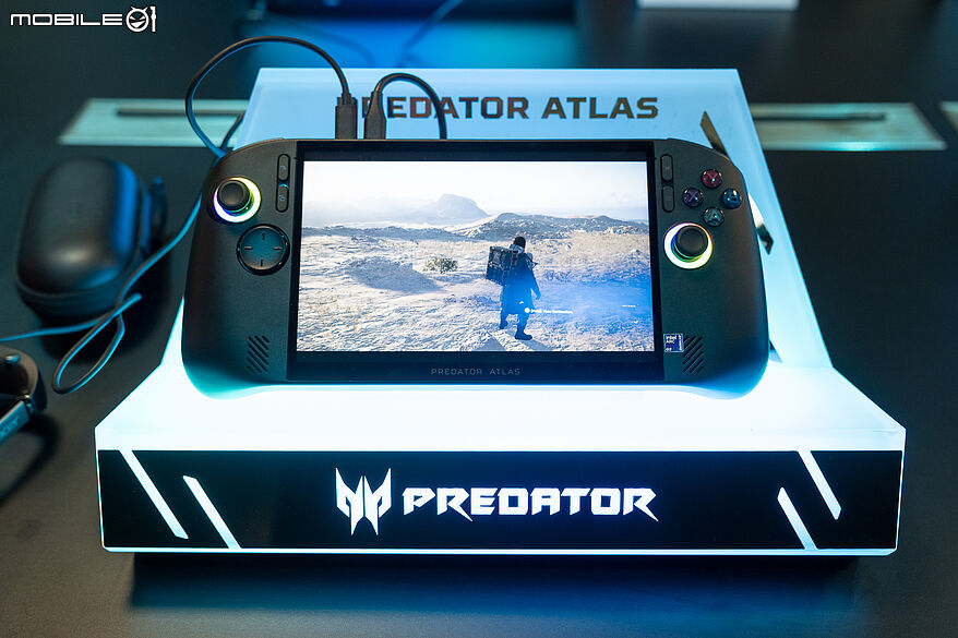 Acer Predator Atlas 7 遊戲掌機亮相 Atlas 8 小改款 10 月上市，Project DualPlay Mini 雙模遊戲掌機