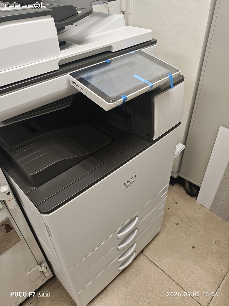 點我看大圖 再次分享,RICOH IM 3500全新機。裝機