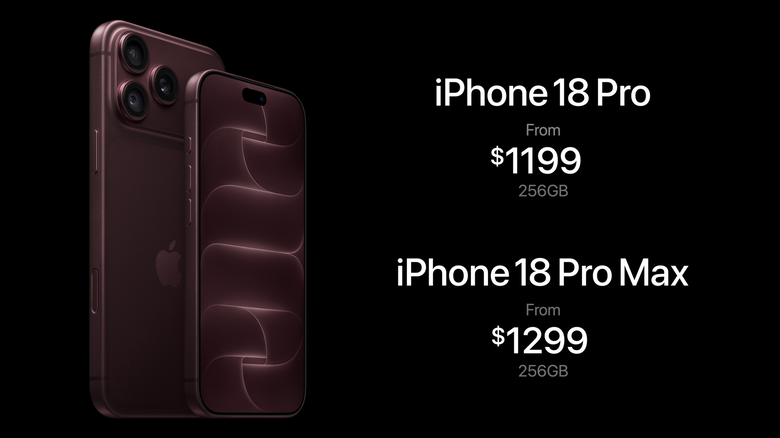 蘋果發表新款 iPhone 18 Pro/Pro Max 系列手機 相機加入可變光圈與創意新功能 處理器/電池續航力再提高!