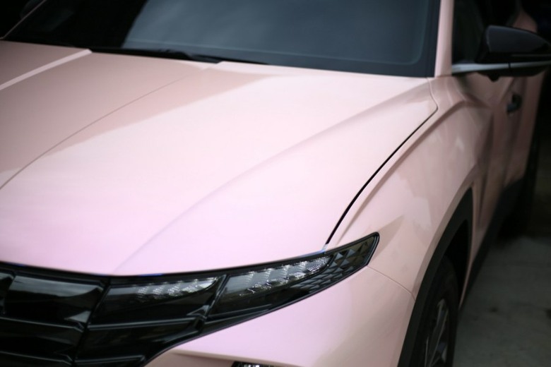 【開箱】台中汽車包膜分享｜Tucson亮面粉改色包膜