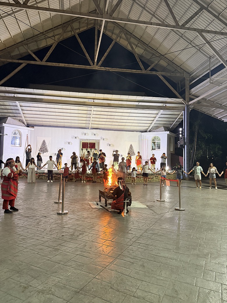 點我看大圖 【南投泰雅渡假村 】親子二日遊當兩天勇士|營火、射箭、竹筒飯與高空繩索