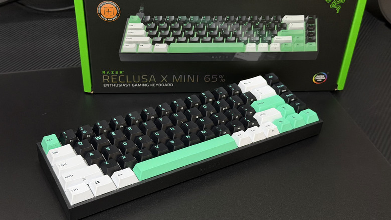【開箱｜心得】同時擁有第3代橘軸與進階輸入控制的客製鍵盤｜Razer Reclusa X Mini 65%
