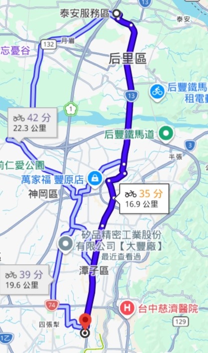 能騎車到泰安休息站走走嗎?有入口停車嗎? 臺中市后里區月眉里九甲七路400號