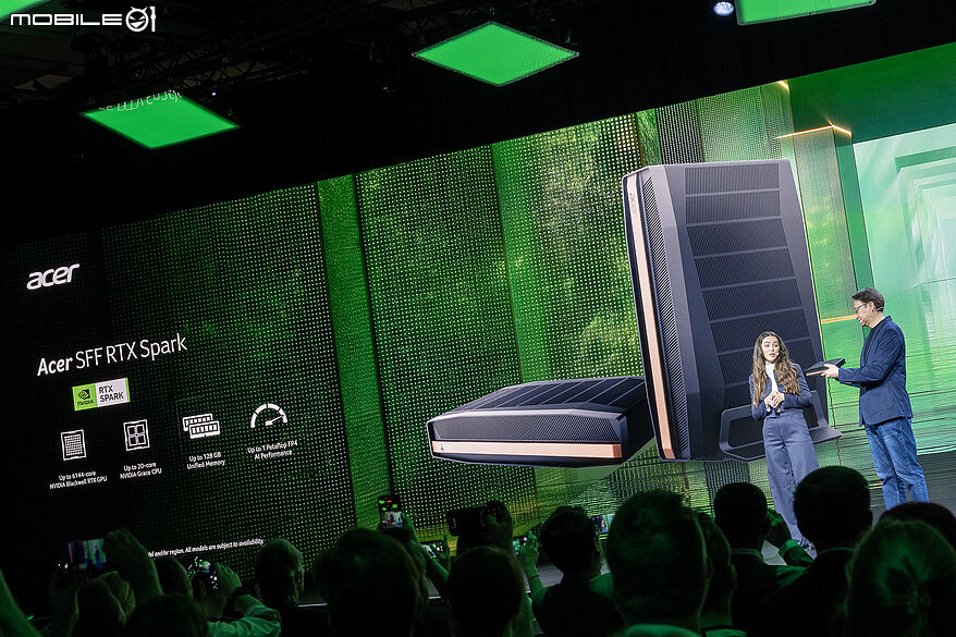 Acer SFF RTX Spark 突襲亮相! 具備每秒 1 千兆次 AI 算力的小型超級桌上型電腦