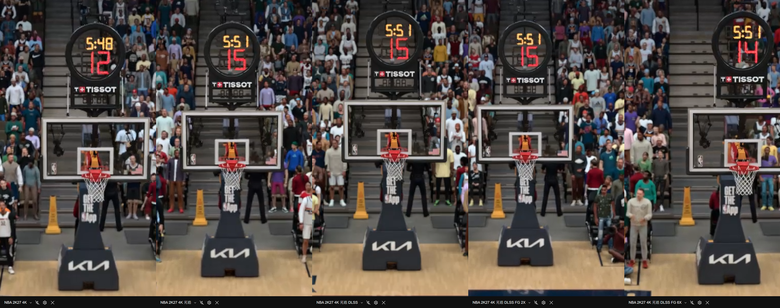 點我看大圖 NVIDIA DLSS 5 畫質提升技術體驗 在《NBA 2K27》中體驗彷彿親臨現場的擬真畫質感受
