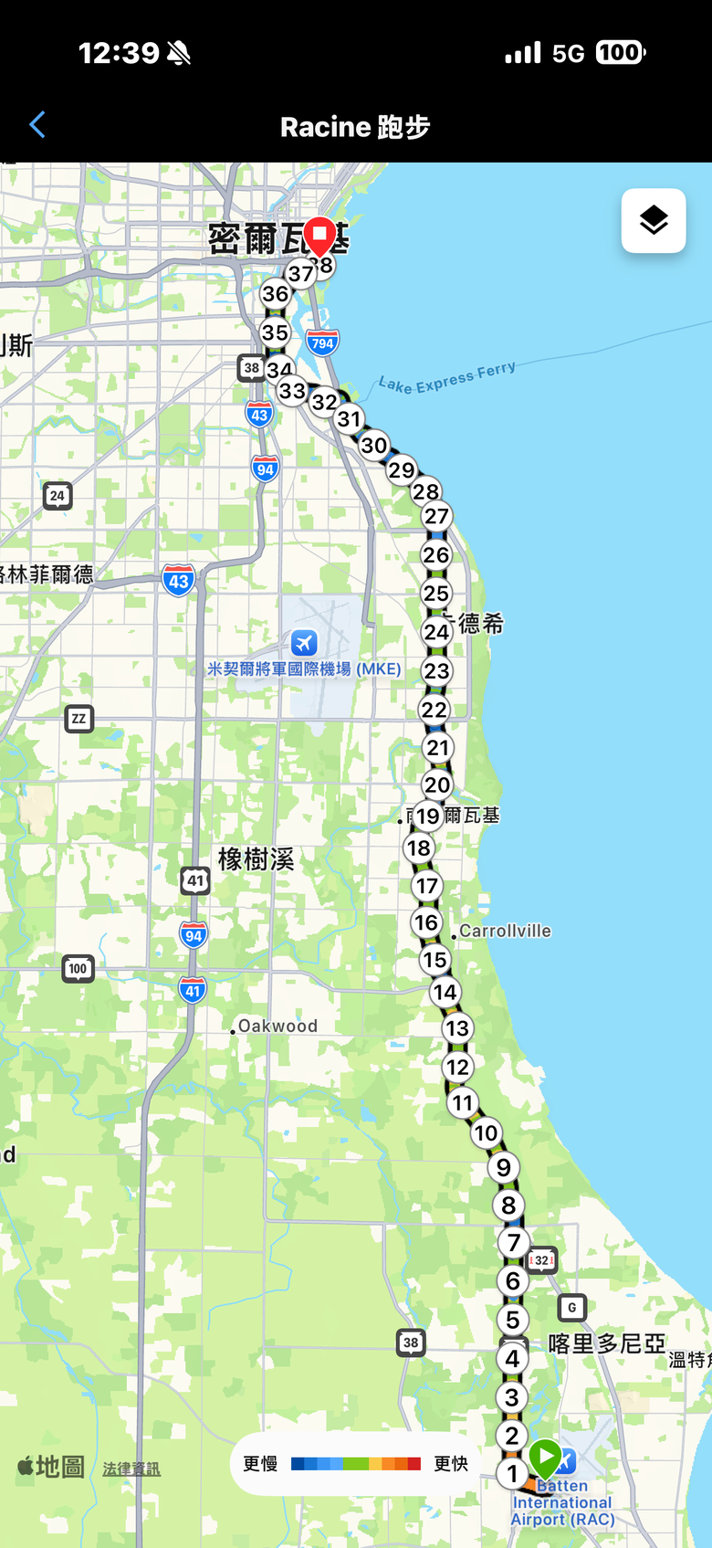2026/09/02~09/04 13:30 -- 環湖跑步 163 公里 -- 沿著密西根湖從芝加哥到密爾瓦基