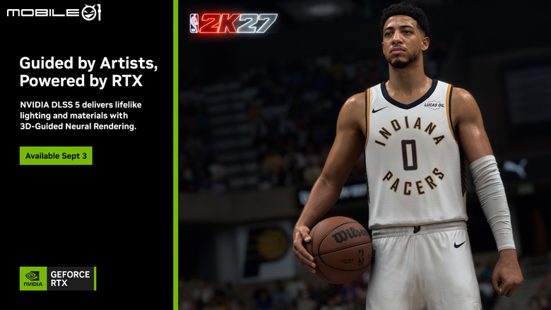 NVIDIA DLSS 5 畫質提升技術體驗 在《NBA 2K27》中體驗彷彿親臨現場的擬真畫質感受
