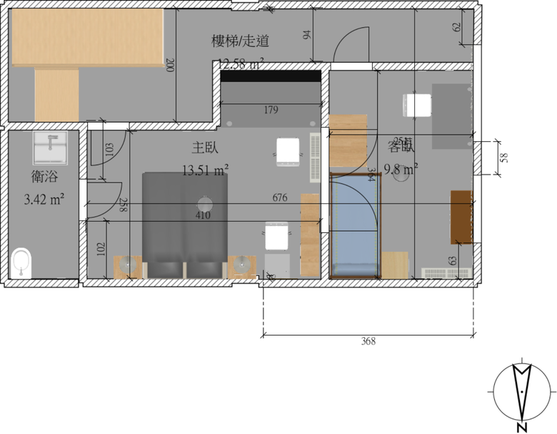 【請益】狹長型房間隔間問題