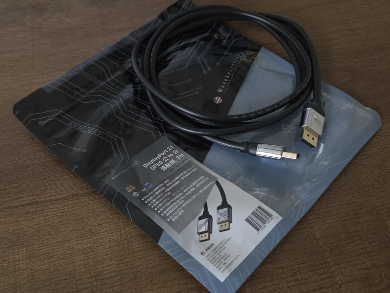 WAVESPLITTER威世波 DisplayPort 2.1 DP80(型號：WST-CDP006) / DP40(型號：WST-CDP003) 公 to 公 傳輸線，一步到位打造你的極致視覺體驗